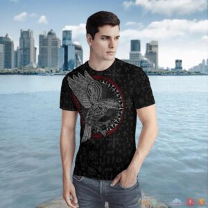Viking Raven Hammer Spear Odin 3D Shirt Hoodie