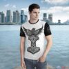 Viking Raven Hammer Yggdrasil Tree Of Life 3D Shirt Hoodie