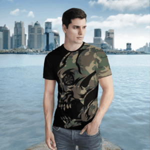 Viking Skull Camo 3D Shirt Hoodie