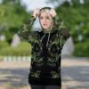 Viking Skull Green Camo 3D Shirt Hoodie