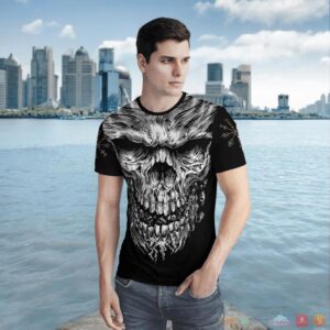 Viking Skull Vegvisir 3D Shirt Hoodie