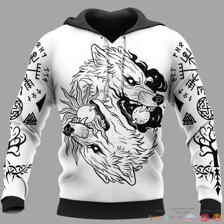 Viking-The-Sons-Of-Fenrir-Hati-And-Skoll-3D-Shirt-Hoodie-1