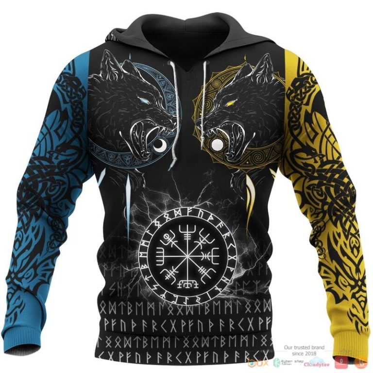 Viking-The-Sons-Of-Fenrir-Skoll-And-Hati-Raven-3D-Shirt-Hoodie-1