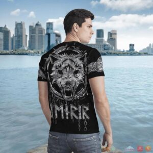 Viking Tree Of Life Fenrir Wolf 3D Shirt Hoodie