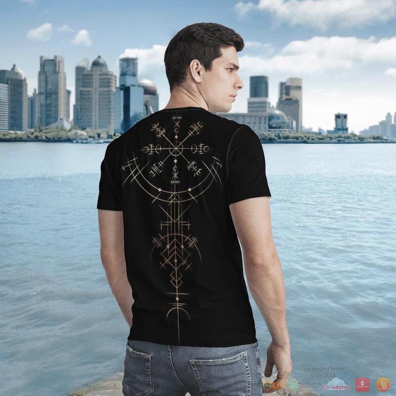 Viking Viking Vegvisir For Men 3D Shirt Hoodie Viking Viking Vegvisir For Men 3D Shirt Hoodie