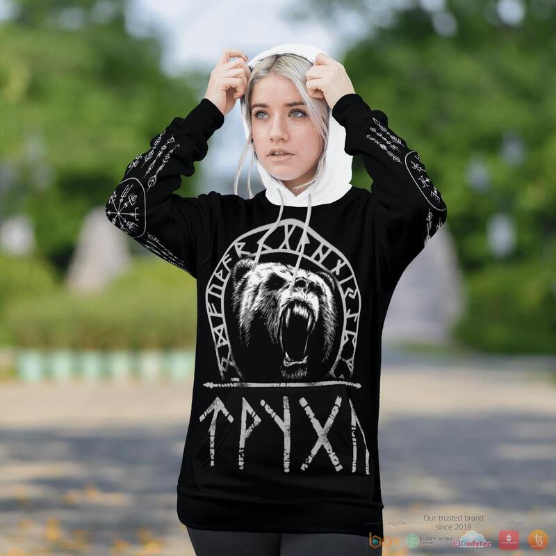Viking Vikingbear Raven 3D Shirt Hoodie Viking Vikingbear Raven 3D Shirt Hoodie