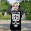 Viking Wolf Skull Raven 3D Shirt Hoodie