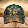 Vintage Bee Kind All Over Printed Classic Cap
