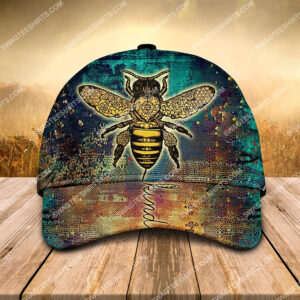 Vintage Bee Kind All Over Printed Classic Cap