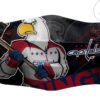 Washington Capitals Nhl Cartoon Wordmark 3D Face Mask