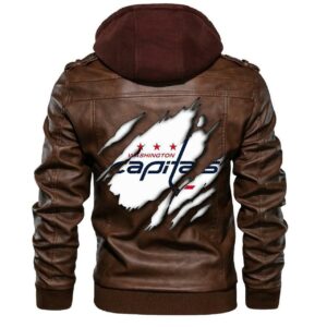 Washington Capitals Nhl Hockey Sons Of Anarchy Leather Jacket