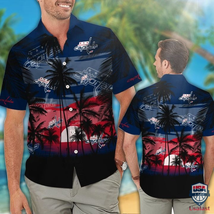 Washington-Capitals-Palm-Tree-Hawaiian-Shirt-1