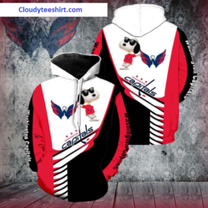 Washington Capitals Snoopy 3D Hoodie