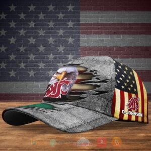 Washington State Cougars Ncaa Eagle Personalized Sport Cap