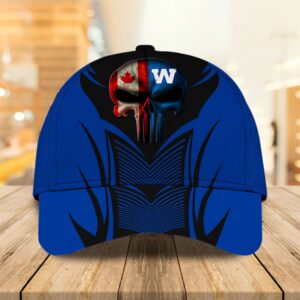 Winnipeg Blue Bombers Skull Cfl Cap Hat