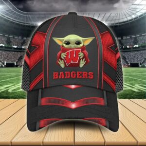 Wisconsin Badgers And Baby Yoda Classic Cap