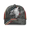 Wolf Crack America Flag Classic Cap