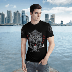 Wolf Of Odin Black 3D Shirt Hoodie