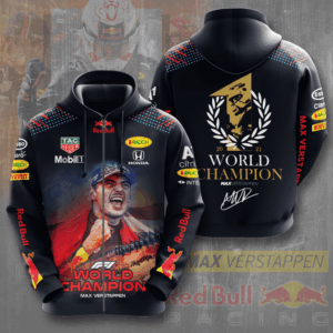 World Champion Max Verstappen Redbull 3D Shirt Hoodie