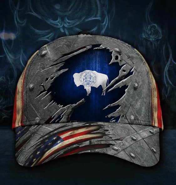 Wyoming-American-Flag-Classic-Cap-1