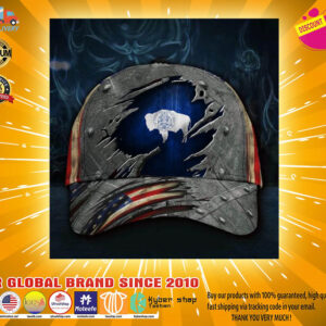 Wyoming American Flag Classic Cap