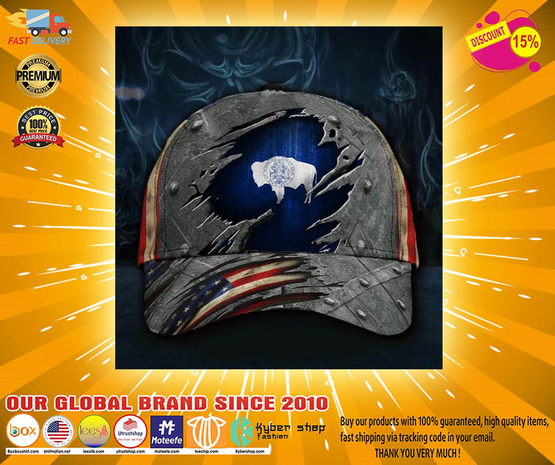 Wyoming American Flag Classic Cap Wyoming American Flag Classic Cap